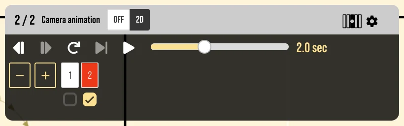 Recording camera keys