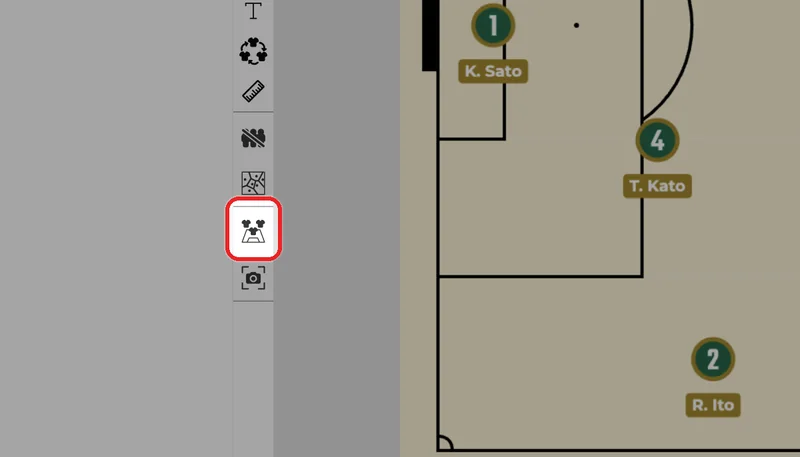 Press in the toolbar.