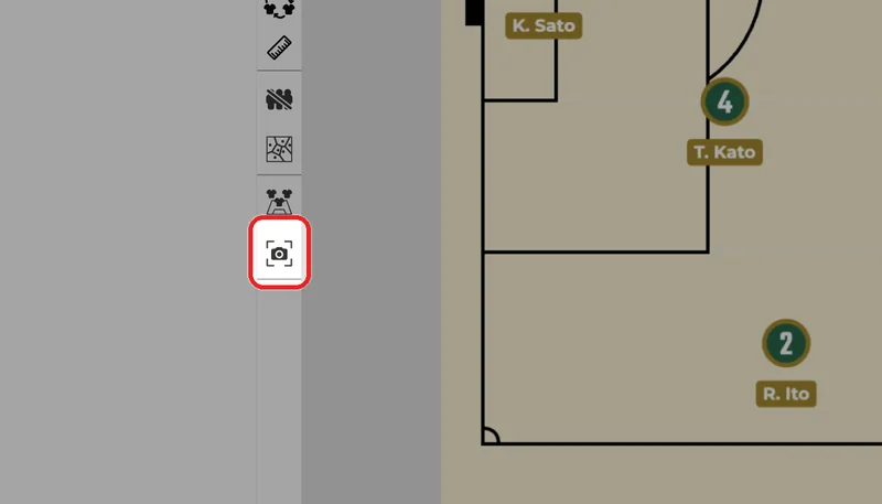 Press (Place players from a photo) in the left toolbar.