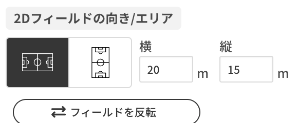 キャンバス寸法の入力